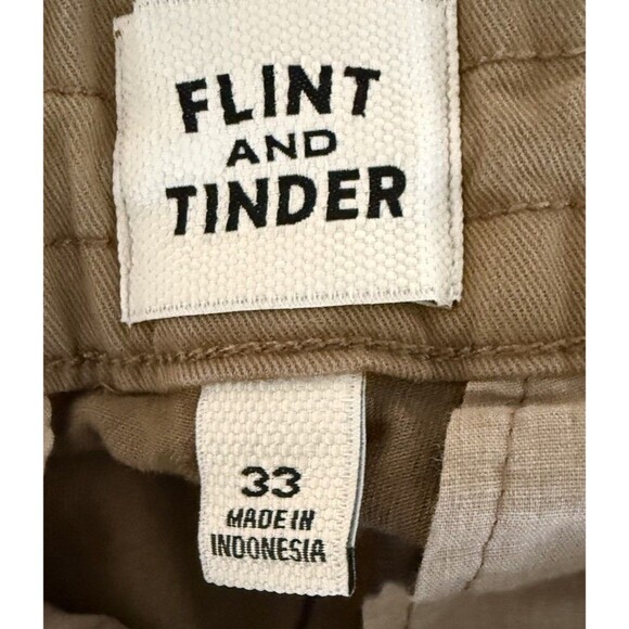 Flint and Tinder 365 Brown 5 Pocket Elastic Leg Pants Men’s Size 33 - Picture 6 of 8